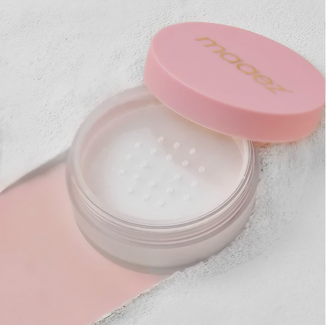 Maaez - Bedak Tetapan Mekap HD Tanpa Cela (Bedak Tabur) | HD Flawless Setting Powder (Loose Powder) (Vanilla chocolate)